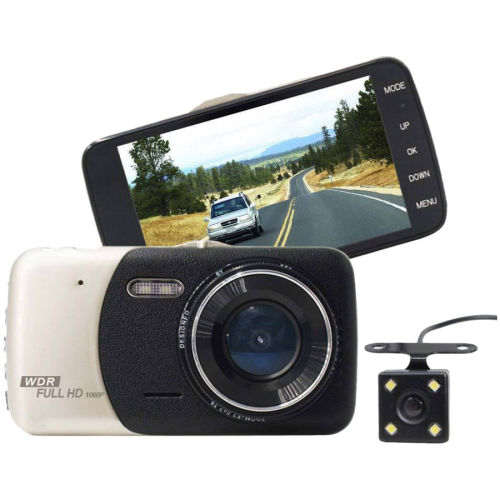Авто видеорегистратор Smart Technology Cam 4, 2 камери, Full HD